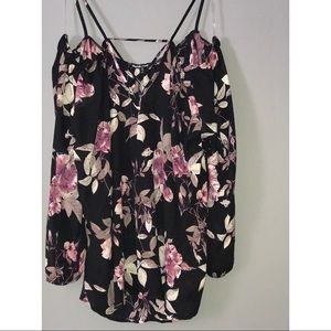 Charlotte Russe top! Strappy off shoulder top! 3x